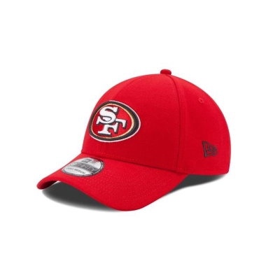 Red San Francisco 49ers Hat - New Era NFL Team Classic 39THIRTY Stretch Fit Caps USA8037146